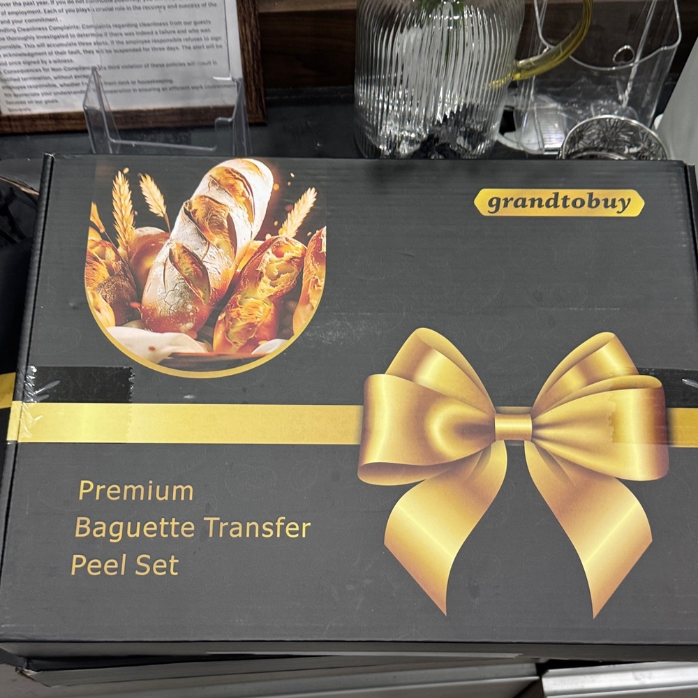 Premium Baguette Transfer Peel Set - Black and Gold